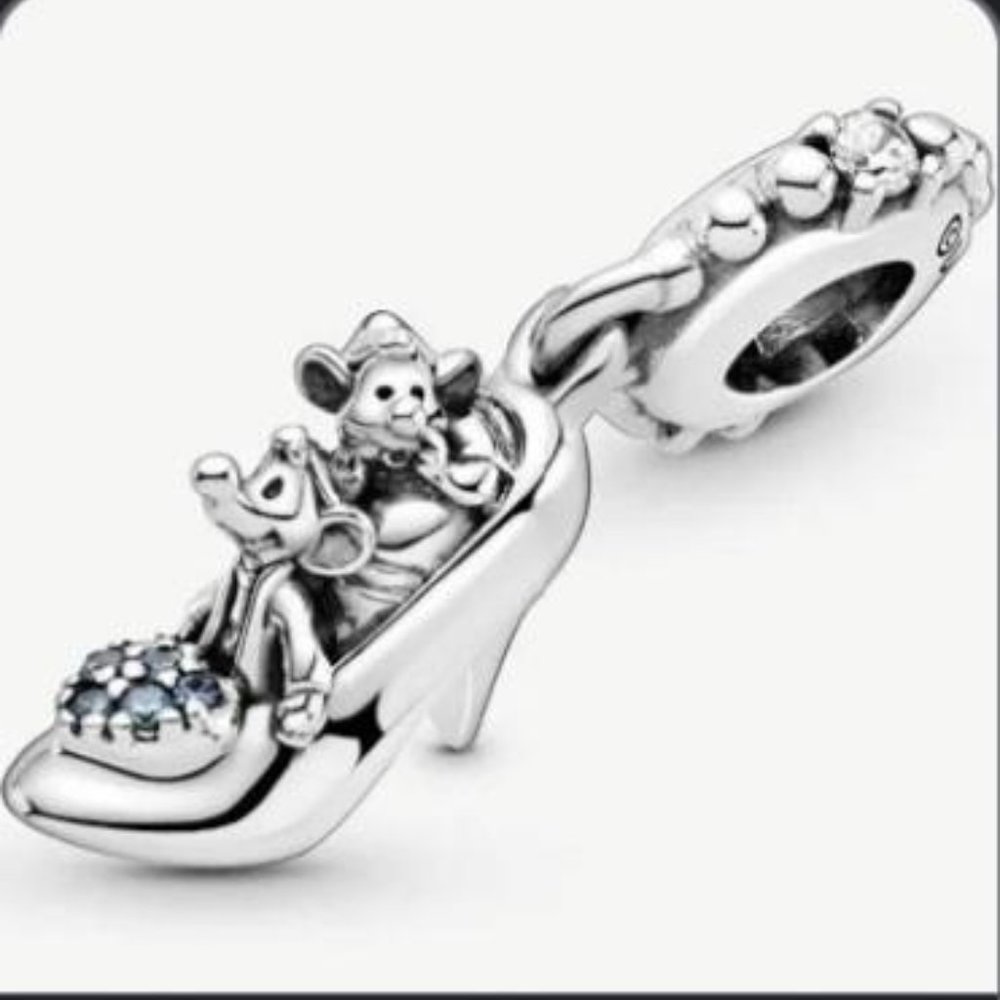 Pandora Silver Cinderella Glass Slipper